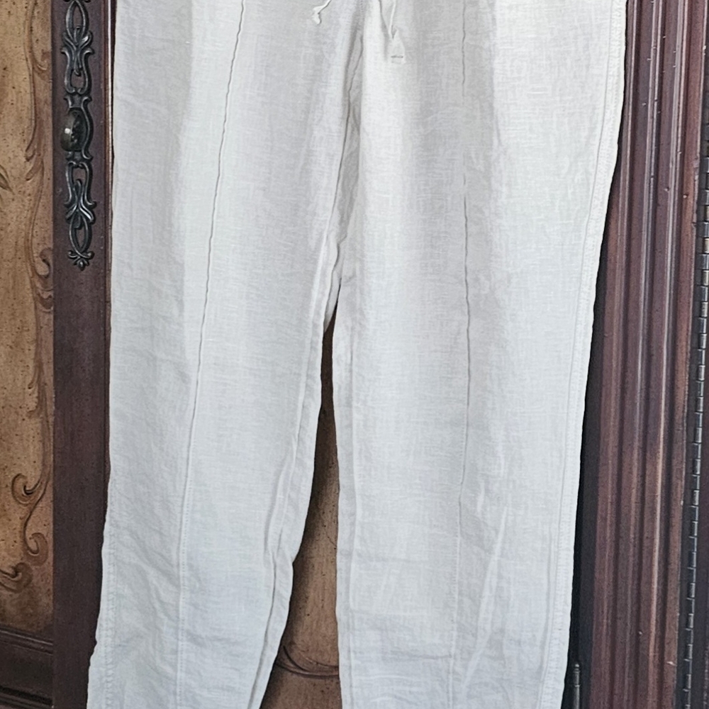 Cynthia Rowley Women's Light Cream Joggers